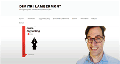Desktop Screenshot of dimitrilambermont.com